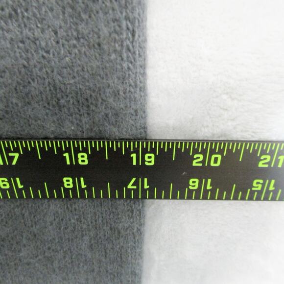 Krizia Maglia Maxi Dress Sweater Womens Large Angora Wool Gray Silver Metallic - Picture 8 of 13